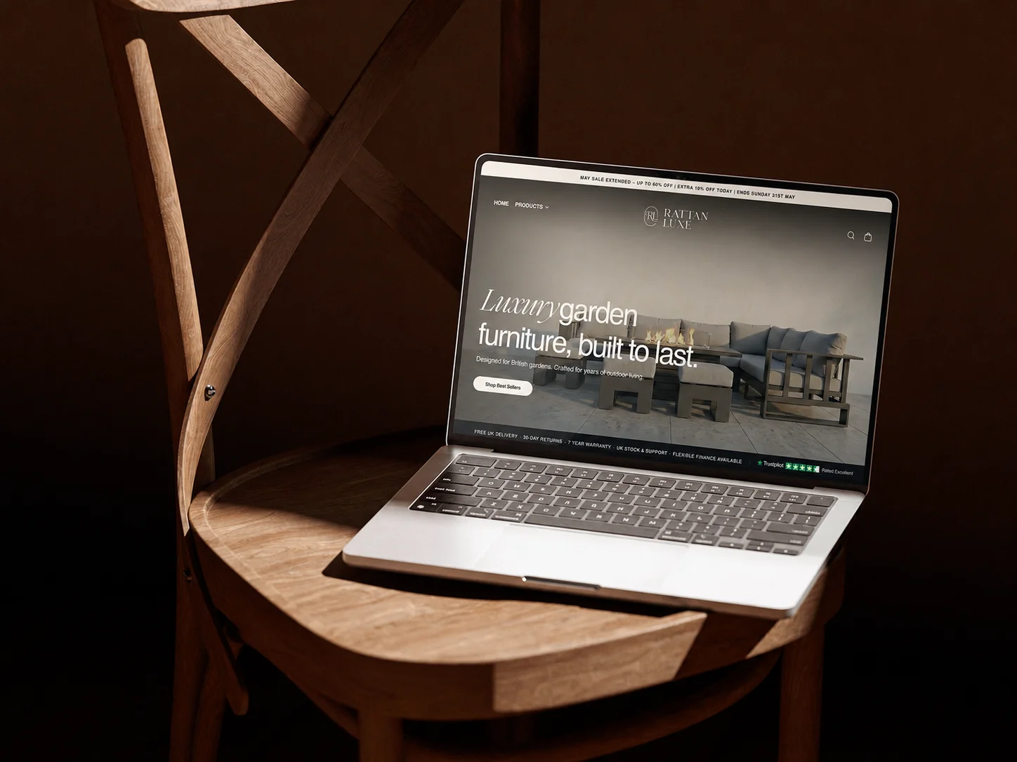 Luxury Garden Furniture E-commerce Design & Full-Stack Development
