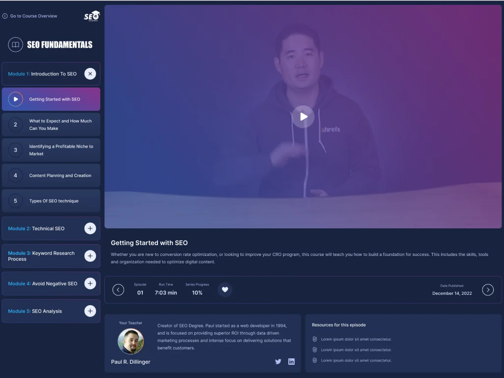 Project showcase